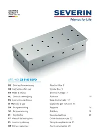 Notice SEVERIN ZB 8183 Gril électrique