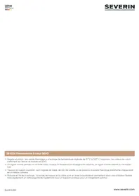 Notice SEVERIN ZB 8126 Thermomètre pour aliments