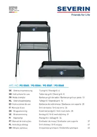 Notice SEVERIN PG 8565 Gril électrique
