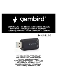 Notice Gembird VIRTUS PLUS SCUSB2.001 Carte son