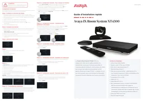 Notice AVAYA XT7100 Système de visioconférence