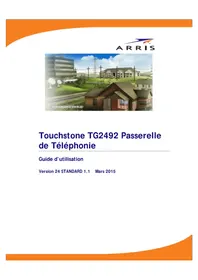 Notice Arris SURFBOARD TG2492SCE Passerelle de téléphonie