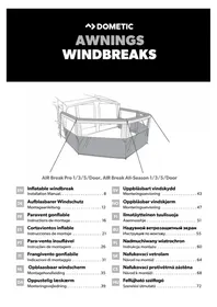 Notice DOMETIC AIR BREAK PRO 5 Tenda