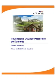 Notice Arris SURFBOARD DG3260ANA Routeur