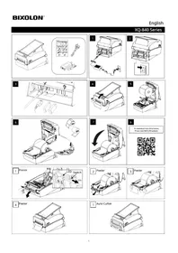 Notice Bixolon XQ840 Imprimante d'étiquettes