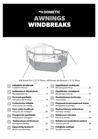 Notice DOMETIC AIR BREAK PRO 3 Tenda