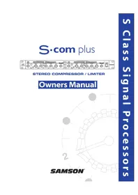 Notice SAMSON SCOM PLUS Processeur
