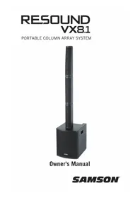 Notice SAMSON RESOUND VX8.1 Haut-parleur