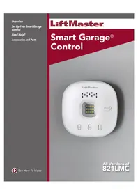Notice LIFT-MASTER 821LMC Puerta de garaje