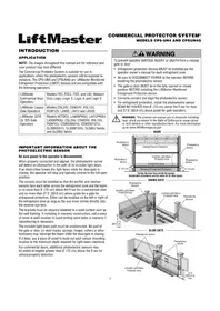 Notice LIFT-MASTER CPSUN4G Automatisme de porte ou portail