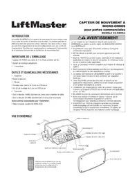 Notice LIFT-MASTER 50HERK2 Détecteur de mouvements