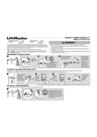 Notice LIFT-MASTER 373LM Télécommande
