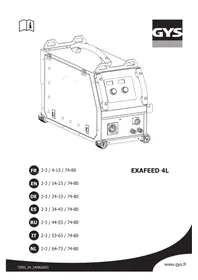 Notice GYS EXAFEED 4L Saldatrice