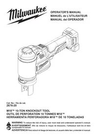 Notice MILWAUKEE M18 FORCE LOGIC 267622 Hand tool
