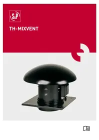 Notice Soler & Palau THMIXVENT Ventilateur
