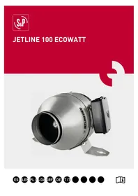 Notice Soler & Palau JETLINE ECOWATT Ventilatore