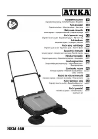 Notice ATIKA HKM 680 Măturătoare