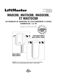 Notice LIFT-MASTER MADCBB Barrière automatique