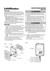Notice LIFT-MASTER PPWR Déclencheur à distance