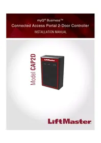 Notice LIFT-MASTER CAP2D Système de sécurité et de contrôle d'accès