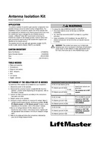 Notice LIFT-MASTER 850LMC Interphone