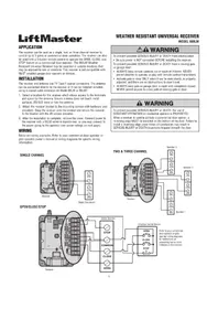 Notice LIFT-MASTER 860LM Déclencheur à distance