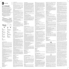 Notice Cellular Line HIGENS Stérilisateur UV-C