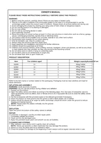 Notice BESTWAY 52262 Batutas