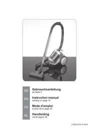 Notice Cleanmaxx 09069 Vacuum Cleaner