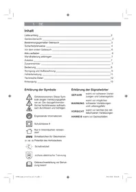 Notice Cleanmaxx 05980200125 Vacuum Cleaner