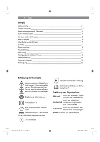 Notice Cleanmaxx 04074 Vacuum Cleaner