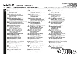 Notice ELECTROLUX M4YM3001 Presse à repasser