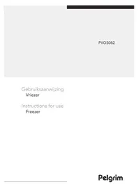 Notice Pelgrim PVO3082 Freezer