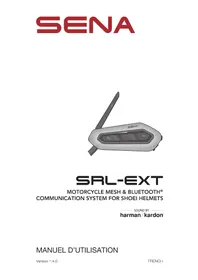 Notice Sena SRLEXT Casque
