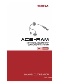 Notice Sena ACSRAM Casque audio Bluetooth