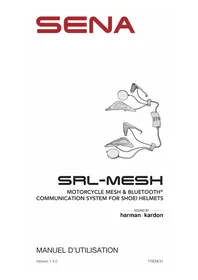 Notice Sena SRLMESH Casque audio Bluetooth pour moto
