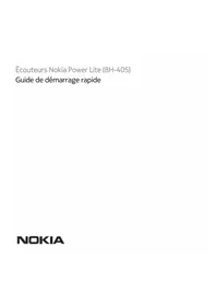 Notice NOKIA POWER EARBUDS LITE BH405 Téléphone portable