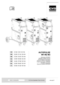 Notice GYS AUTOPULSE 220M2 焊接机