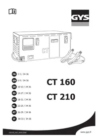 Notice GYS CT 160 Зарядное устройство для батареек