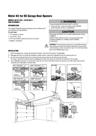 Notice LIFT-MASTER 041D80061 Ouvre-porte de garage électrique