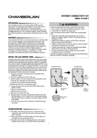 Notice LIFT-MASTER 041A79283MC Kit de connectivité internet
