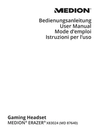 Notice MEDION ERAZER X83024 (MD 87640) Casque