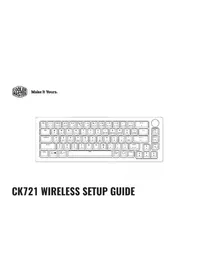 Notice COOLER MASTER CK721 Keyboard