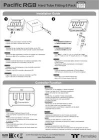 Notice THERMALTAKE PACIFIC RGB Contrôleur d'éclairage LED