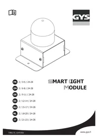Notice GYS SMART LIGHT MODULE Освещение
