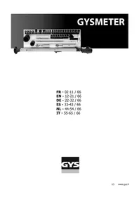 Notice GYS GYSMETER Telemetro