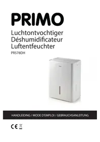 Notice PRIMO PR578DH Ontvochtiger