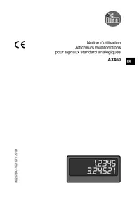 Notice IFM DX2042 Afficheur numérique