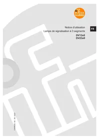 Notice IFM DV2310 Lampe de signalisation