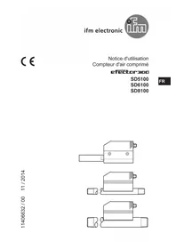 Notice IFM SD6100 Compteur d'air comprimé